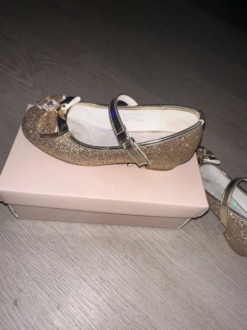 Shiny shoes for girl